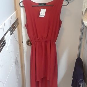 Beautiful Red Hi-Lo Dress